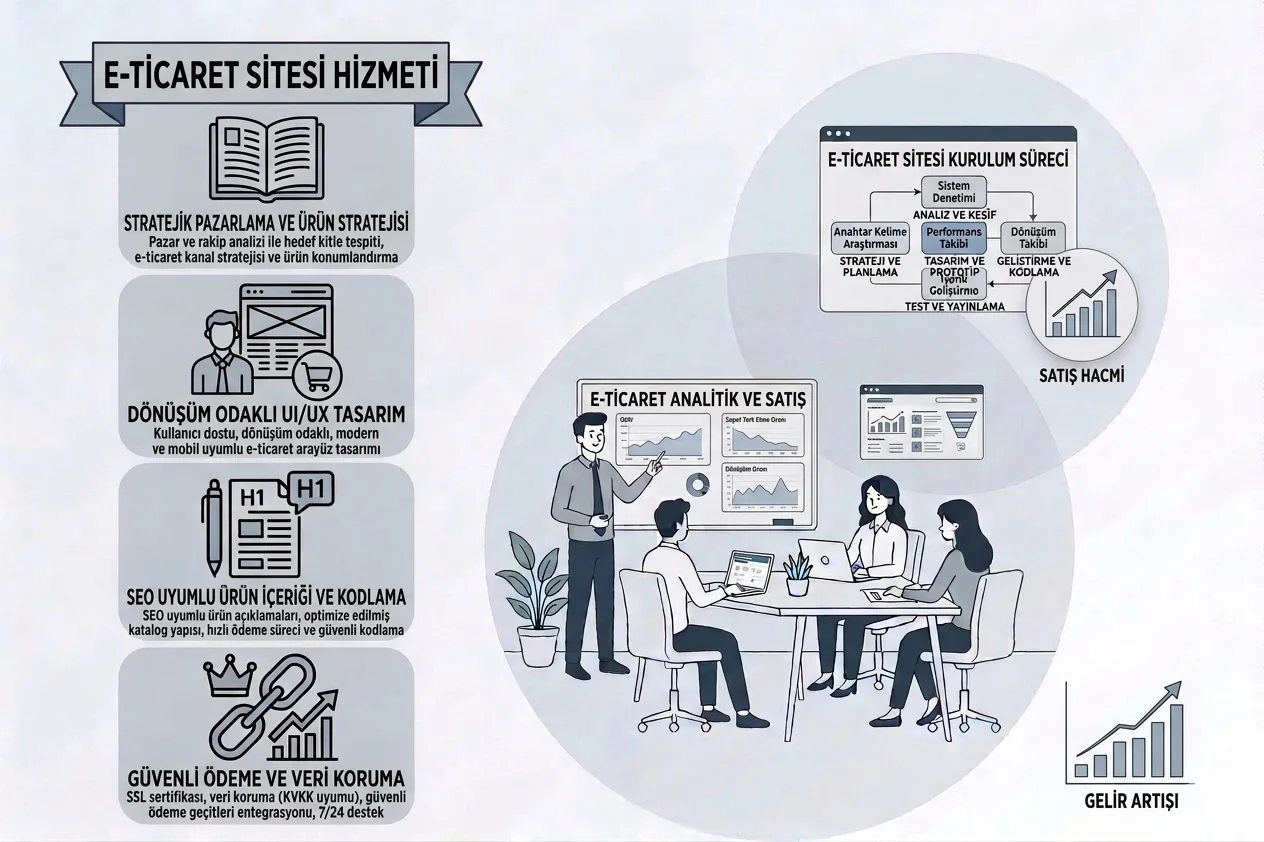 E-Ticaret Sitesi - Online Alışveriş Sitesi Tasarım ve Geliştirme